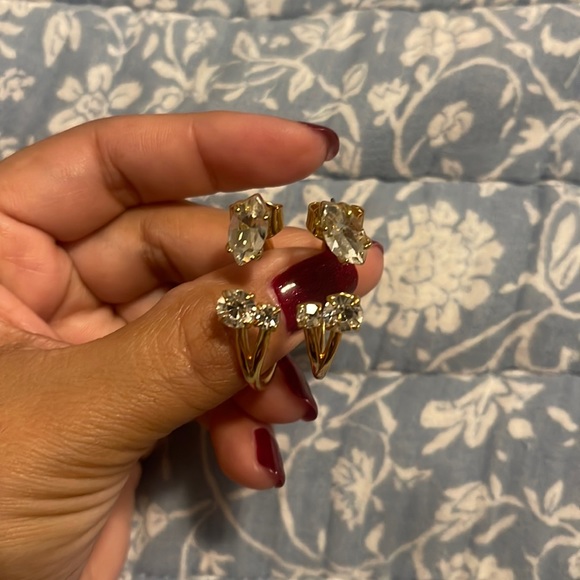 J. Crew Gold Statement Ear Jacket Earrings - Picture 1 of 4
